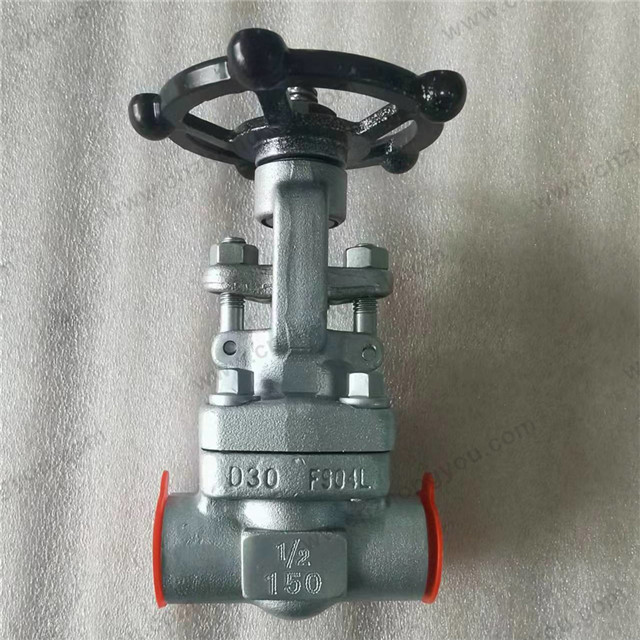 F904L Gate Valve, 0.5'' 150LB, ASTM A182 F904L Body, ASTM A182 F904L Trim, SW Ends