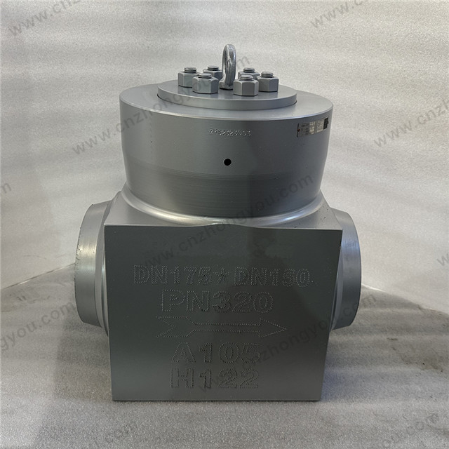 Forged Reduced Bore Swing Check Valve, DN175xDN150 PN320, ASTM A105 Body, ASTM A105 Trim, Butt Weld
