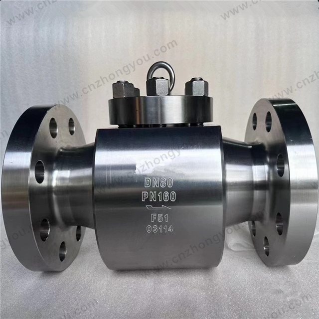 Forged Steel DN80 Lift Check Valve, DN80 PN160, ASTM A182 F51 Body, ASTM A182 F51 Trim, Flange Ends