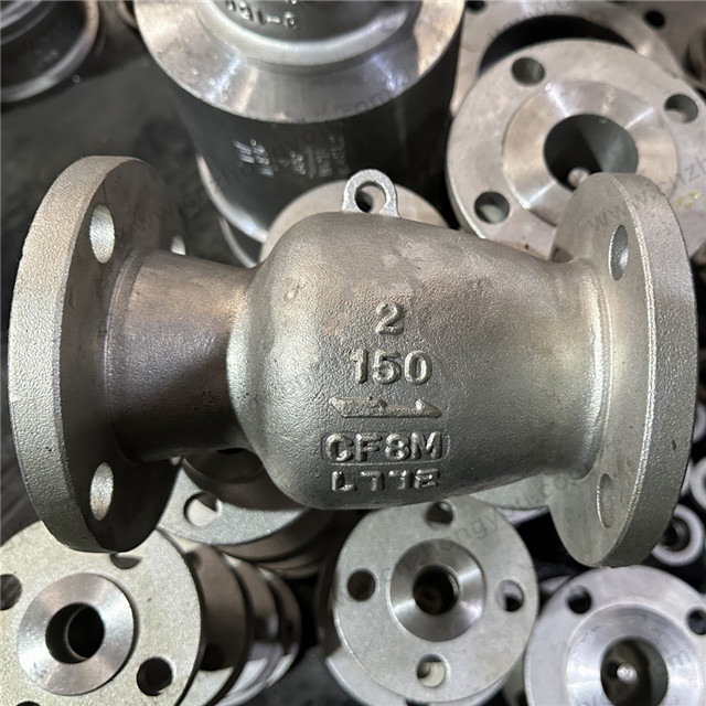Stainless Steel Axial Flow Check Valve, 2'' 150LB, ASTM A351 CF8M Body, ASTM A182 F316 Trim, RF Ends